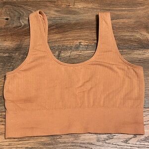 ~*~ Boody Ribbed Seamless Bra Nude M ~*~